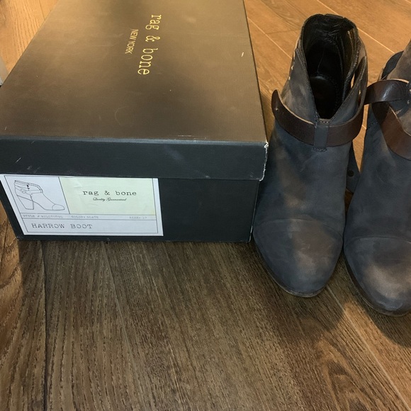 Rag & Bone Harrow Boot in Slate - Picture 2 of 3